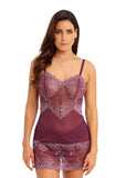 Embrace Lace Italian Plum / Valerian Chemise by Wacoal