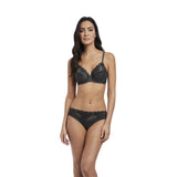 Wacoal Lace Perfection UW Charcoal Bra