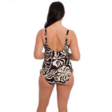 Fantasie Aruba Nights Black & Cream Twist Front Swimsuit