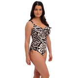 Fantasie Aruba Nights Black & Cream Twist Front Swimsuit