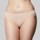 The Knicker - Cotton Nude Bikini brief