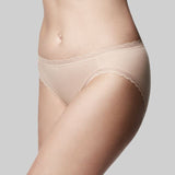 The Knicker - Cotton Nude Bikini brief