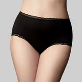 The Knicker - Cotton Black Full brief