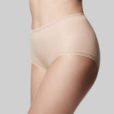 The Knicker - Cotton Nude Full brief