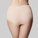 The Knicker - Cotton Nude Full brief