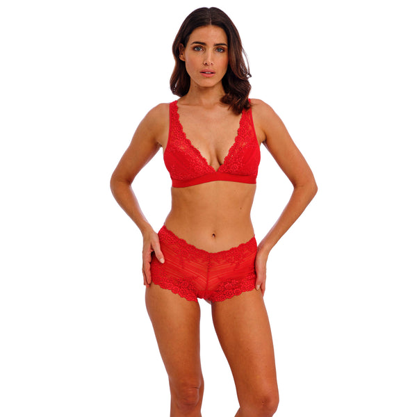 Wacoal Embrace Lace Equestrian Red Short