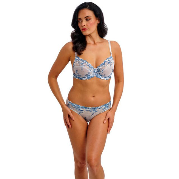 Wacoal Embrace Lace Mciro Chip / Blue Brief