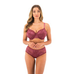 Fantasie Fusion Lace Side Support Rosewood Bra