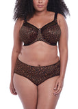 Goddess Kayla Dark Leopard Banded Side Support Bra