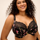 Elomi Lucie Fleur Side Support Plunge - Stretch Bra