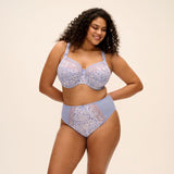 Elomi Morgan Blue Leopard Banded - Stretch Bra