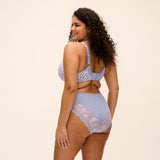 Elomi Morgan Blue Leopard Banded - Stretch Bra
