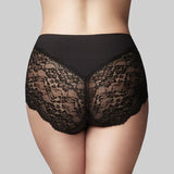 The Knicker - Precision Lace Black Full brief