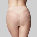 The Knicker - Precision Lace Nude Full brief