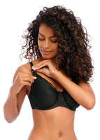 Freya Pure UW Nursing Spacer Black Bra