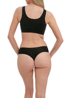 Fantasie Smoothease Invisible Stretch Black Thong